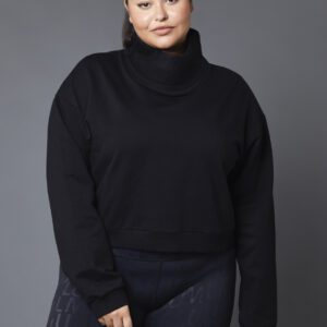 Chilling In Chaos - Wide Fit Plus Size Crop Top